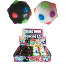 Pet glowing ball small disco two-color ball